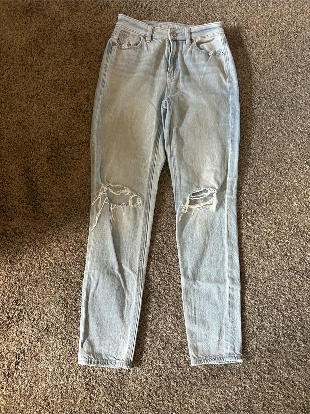 American Eagle Light Blue Straight Leg Jeans